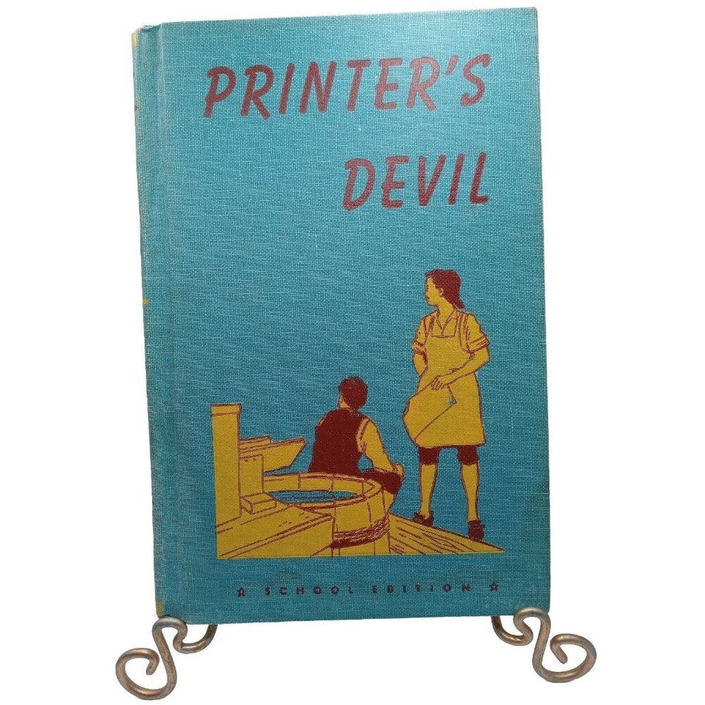 Printer's Devil, Emma Gelders Sterne, 1952, Aladdin Books, 1st Edition, Vintage